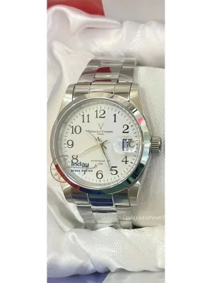 范倫鐵諾 古柏 Coupeau Men's Watch 12168SM-2 Silver Stainless Steel Band