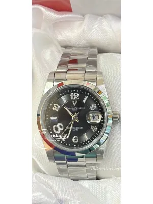 范倫鐵諾 古柏 Coupeau Men's Watch 12168SM-9 Silver Stainless Steel Band