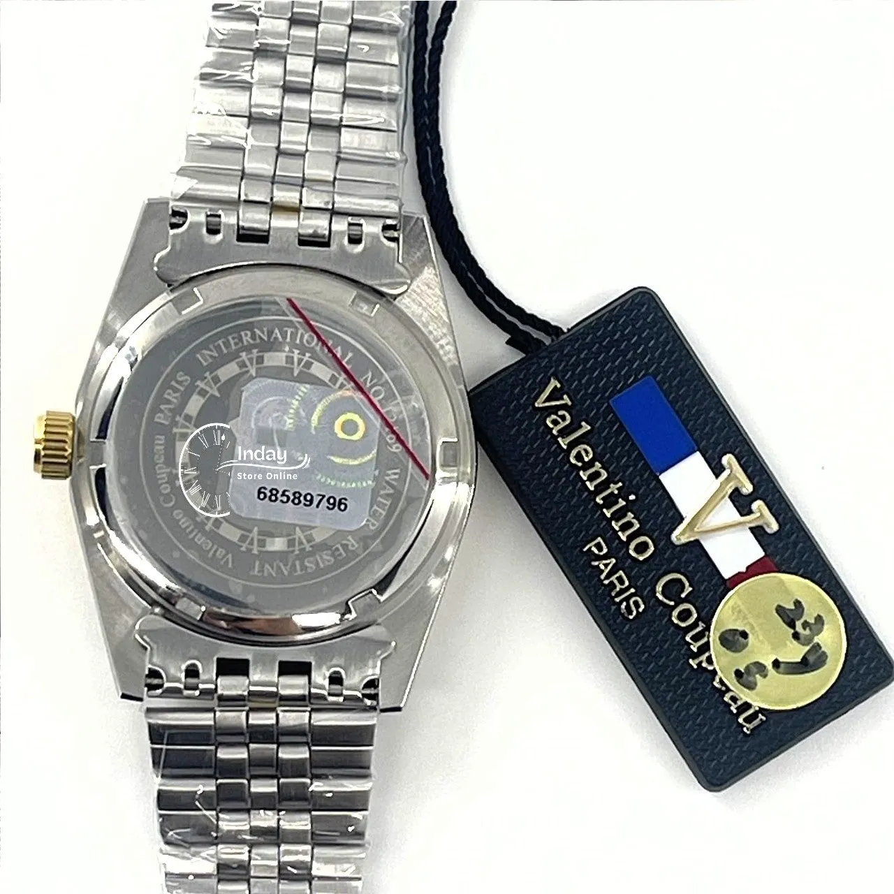 范倫鐵諾 古柏 Coupeau Men's Watch 12169TM-13 Two-Tone Stainless Steel Band
