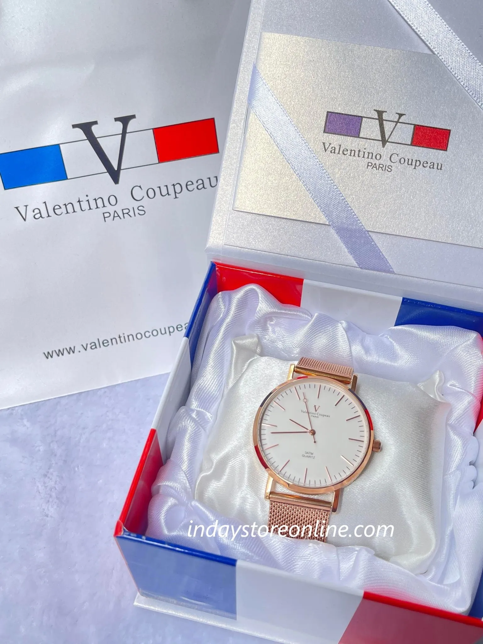 范倫鐵諾 古柏 Coupeau Men's Watch 61576AR-1M Gold Adjustable Strap