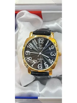 范倫鐵諾 古柏 Coupeau Men's Watch 61601KM-4 Genuine Leather Strap