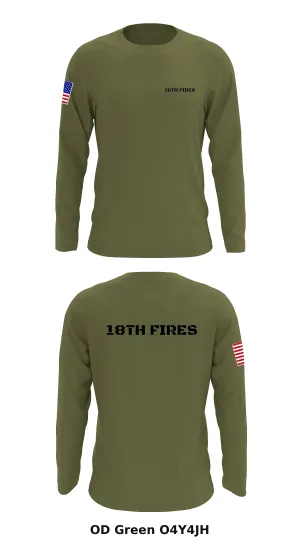 18th Fires  Store 1 Core Men's LS Performance Tee - O4Y4JH