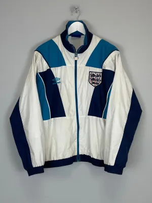 1993/95 ENGLAND TRACK JACKET (S) UMBRO