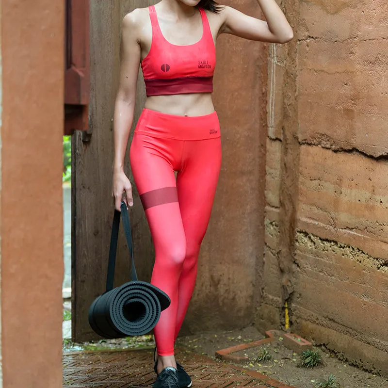 2020 Yoga Leggings High Waist YS9311W Sunday Red