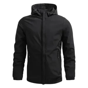 2024 Spring Autumn Windbreaker Waterproof Men's Jacket Outdoor Sports Camping Trekking Fishing Hooded Men's Coat Jacket for Men
