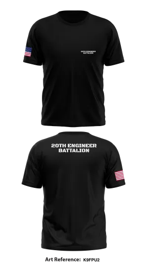 20th engineer battalion  Store 1 Core Men's SS Performance Tee - k9fpU2