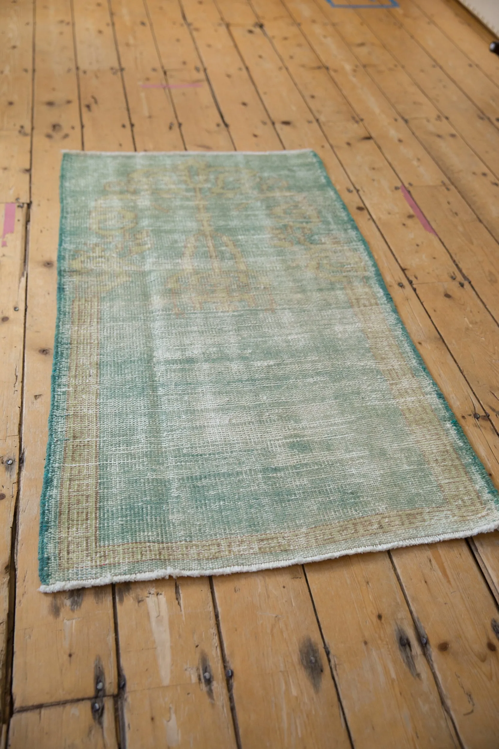 2.5x4.5 Vintage Distressed Oushak Rug