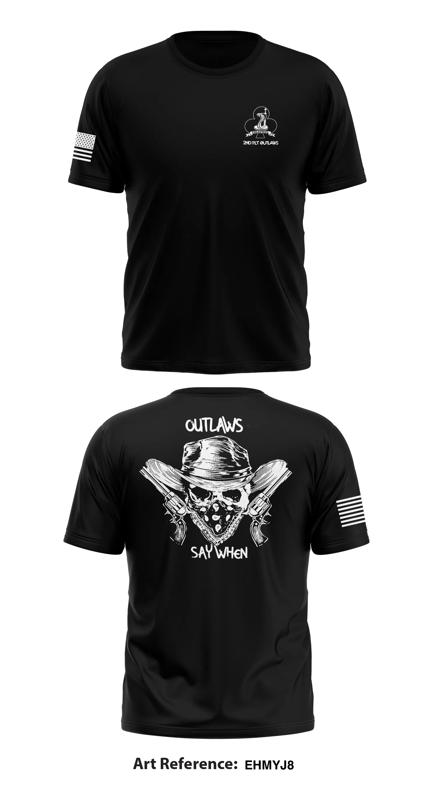 2nd Platoon, C Co, 1-327IN Store 1 Core Men's SS Performance Tee - EhMyj8