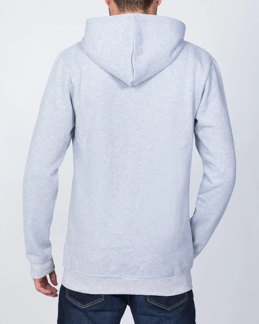 2t Zip Up Tall Hoodie (heather grey)