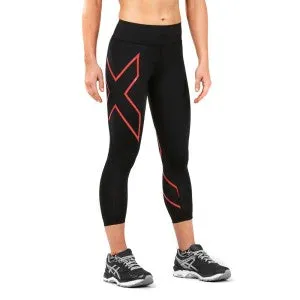 2XU Bonded Mid-Rise 7/8 Tights - Womens - Blk/Hbc