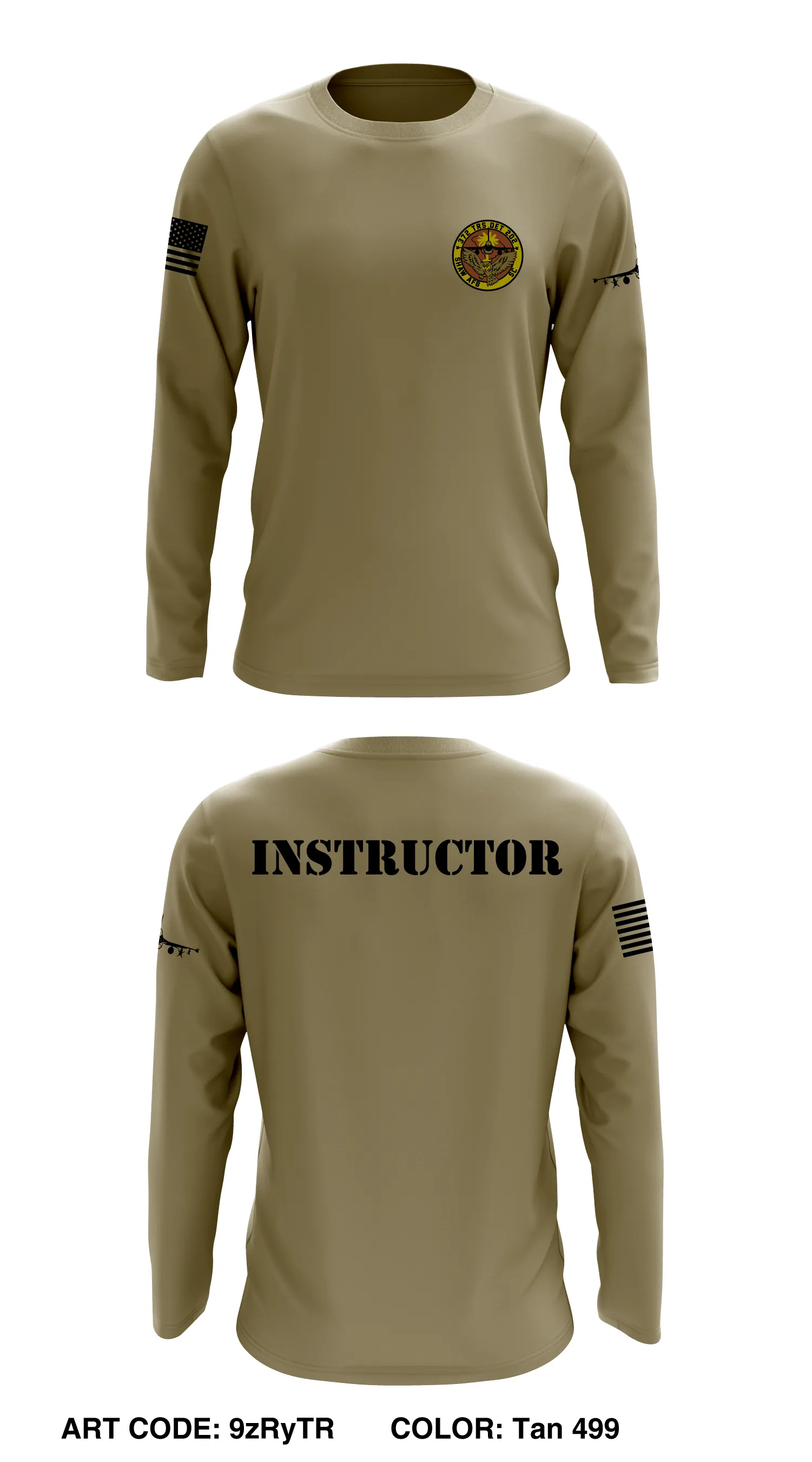 372 TRS DET 202 Core Men's LS Performance Tee - 9zRyTR