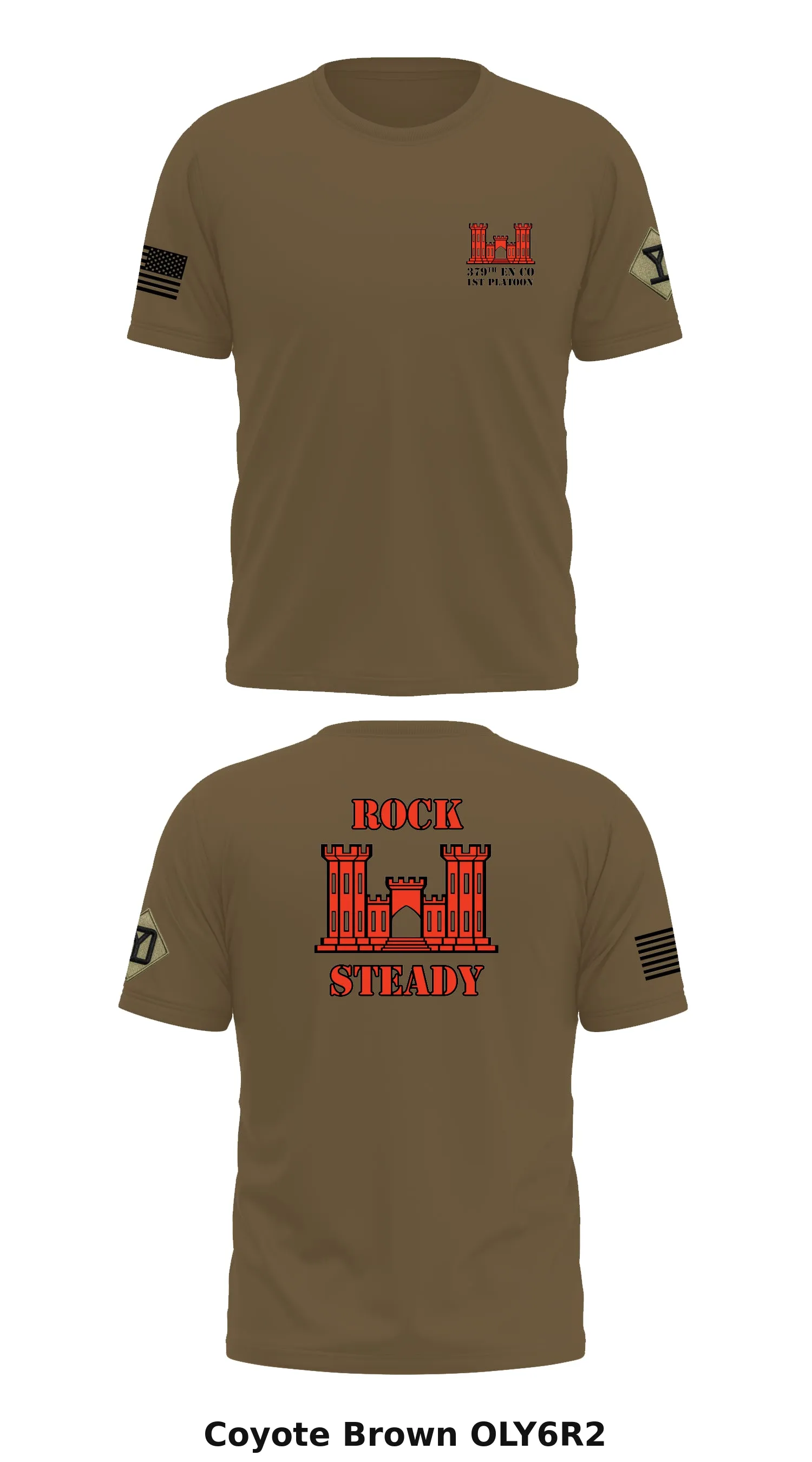379th Engineer Construction Company  Store 1 Core Men's SS Performance Tee - OLY6R2