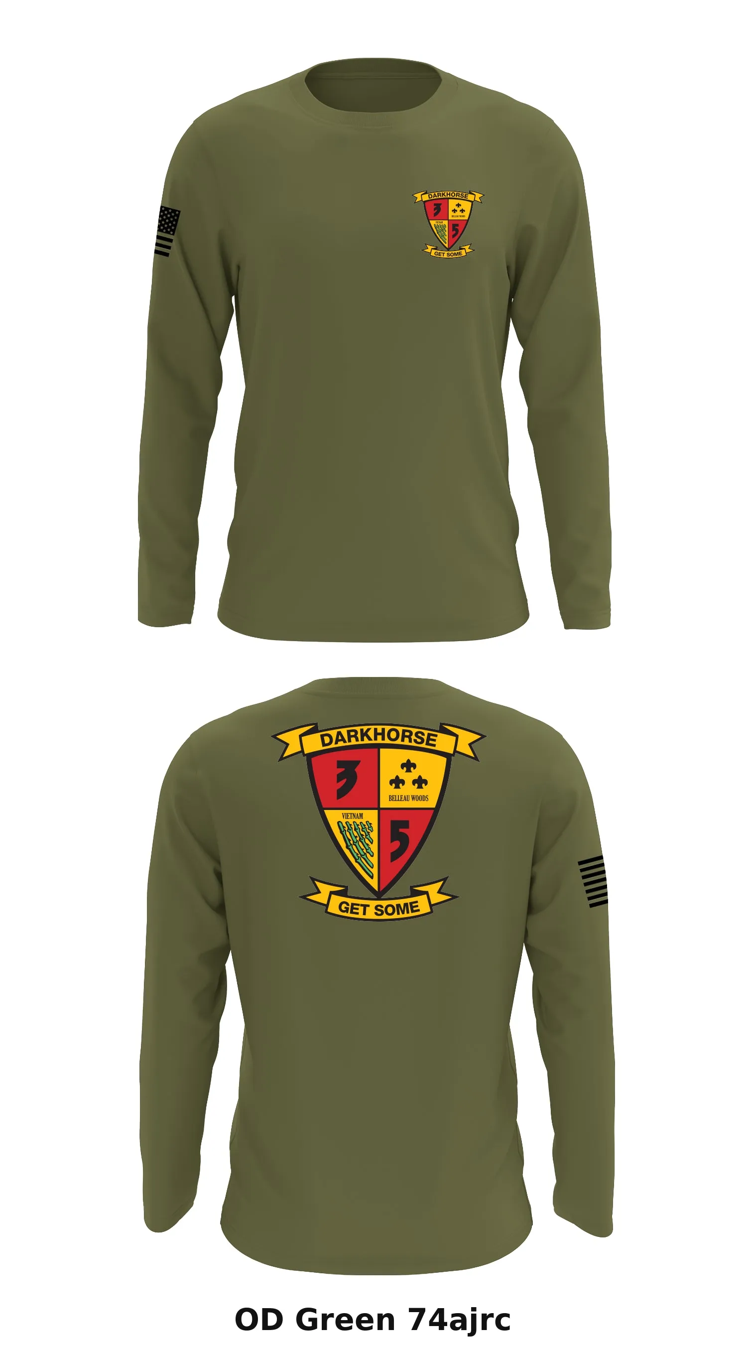 3rd battalion 5th marines Store 1 Core Men's LS Performance Tee - 74ajrc