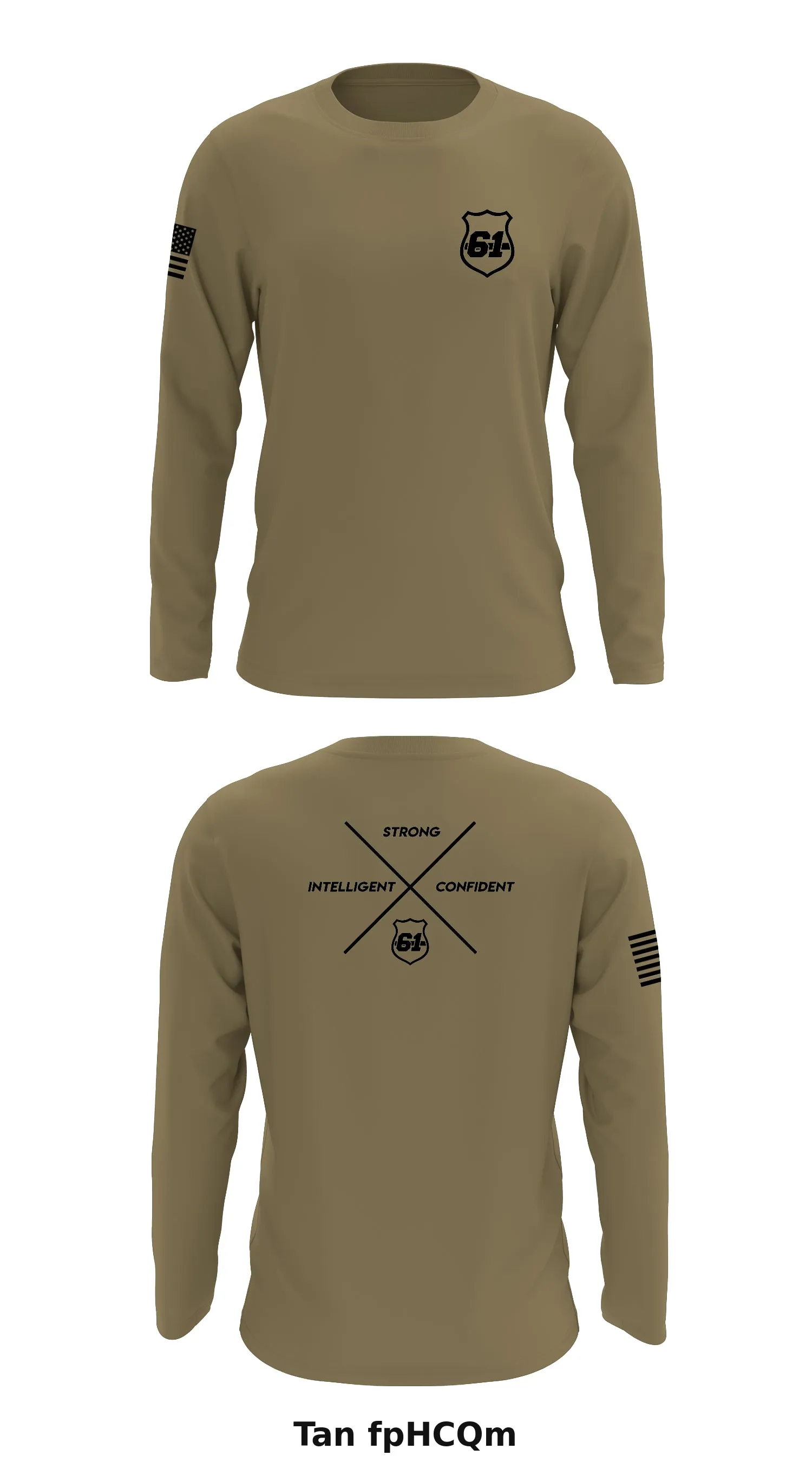 61st ROC Store 1 Core Men's LS Performance Tee - fpHCQm