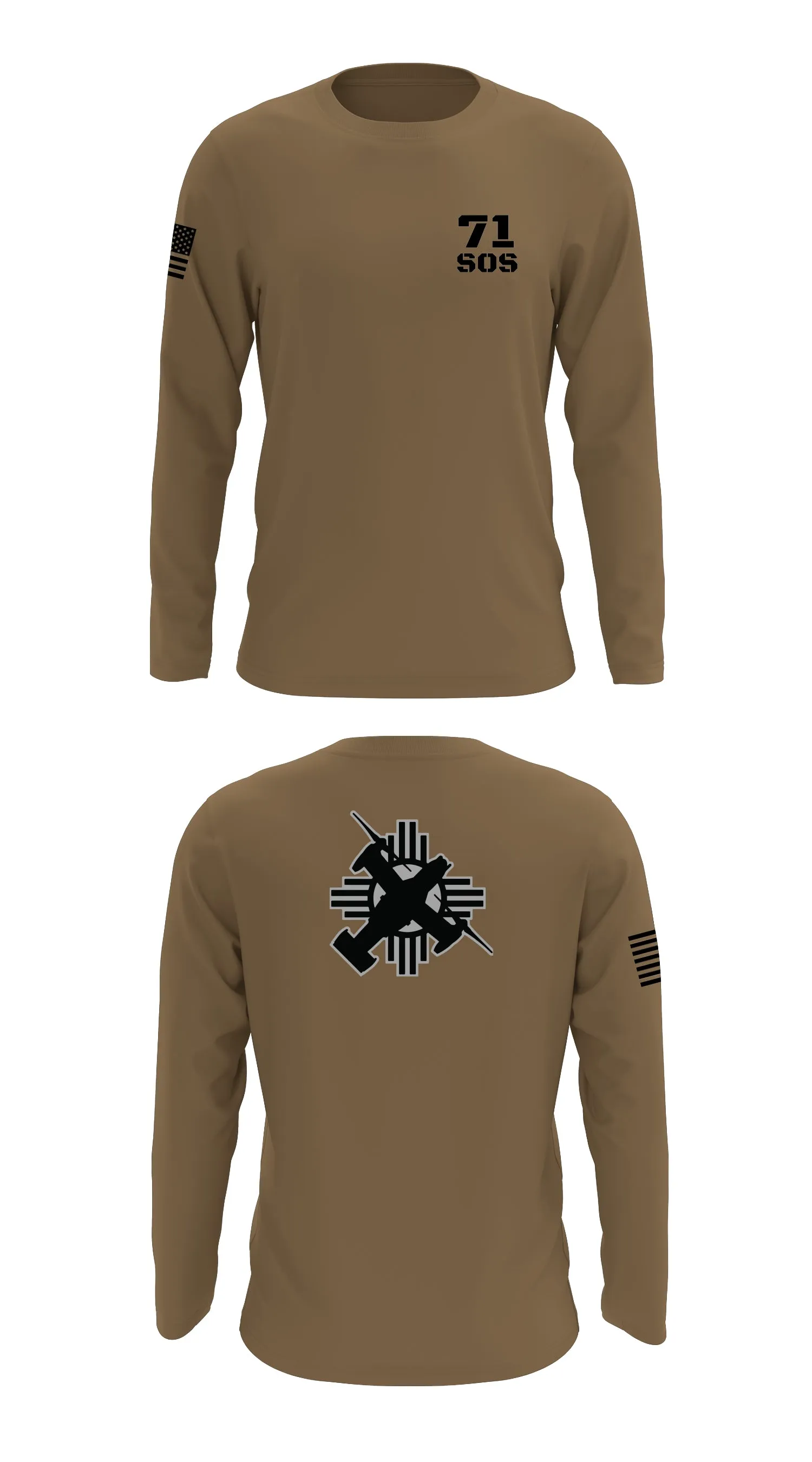 71 SOS Store 1 Core Men's LS Performance Tee - 84934316538