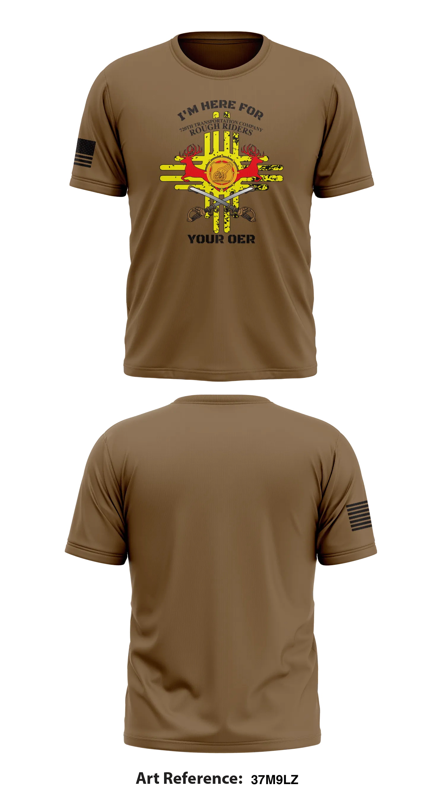 720th Transportation Company Store 1 Core Men's SS Performance Tee - 37M9Lz