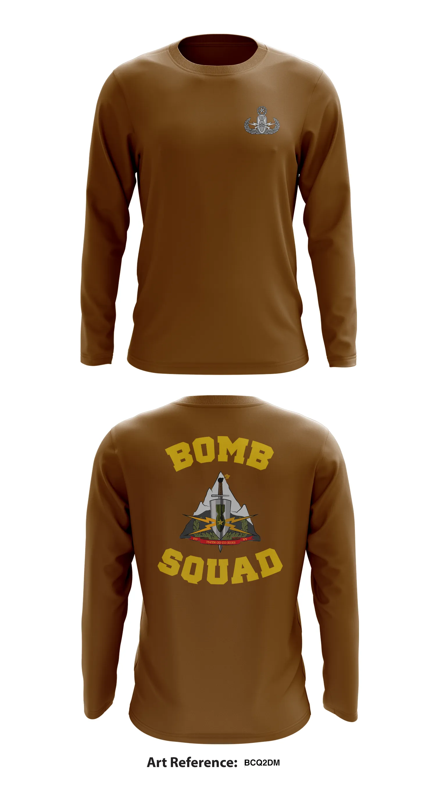 754th OD Co EOD Store 1 Core Men's LS Performance Tee - bcq2dm