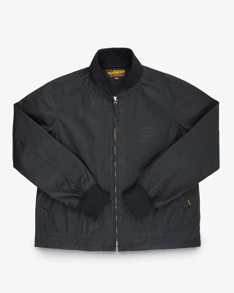 7oz Rubber Wax Coated Windbreaker - Black