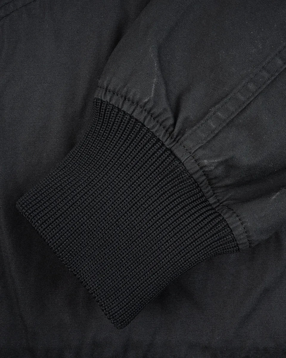 7oz Rubber Wax Coated Windbreaker - Black