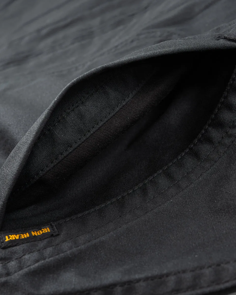 7oz Rubber Wax Coated Windbreaker - Black