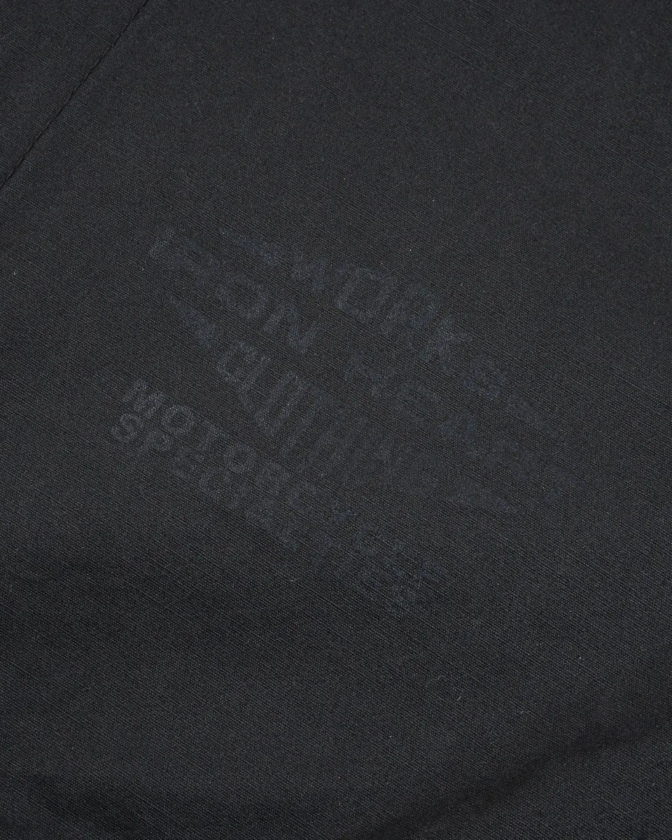 7oz Rubber Wax Coated Windbreaker - Black