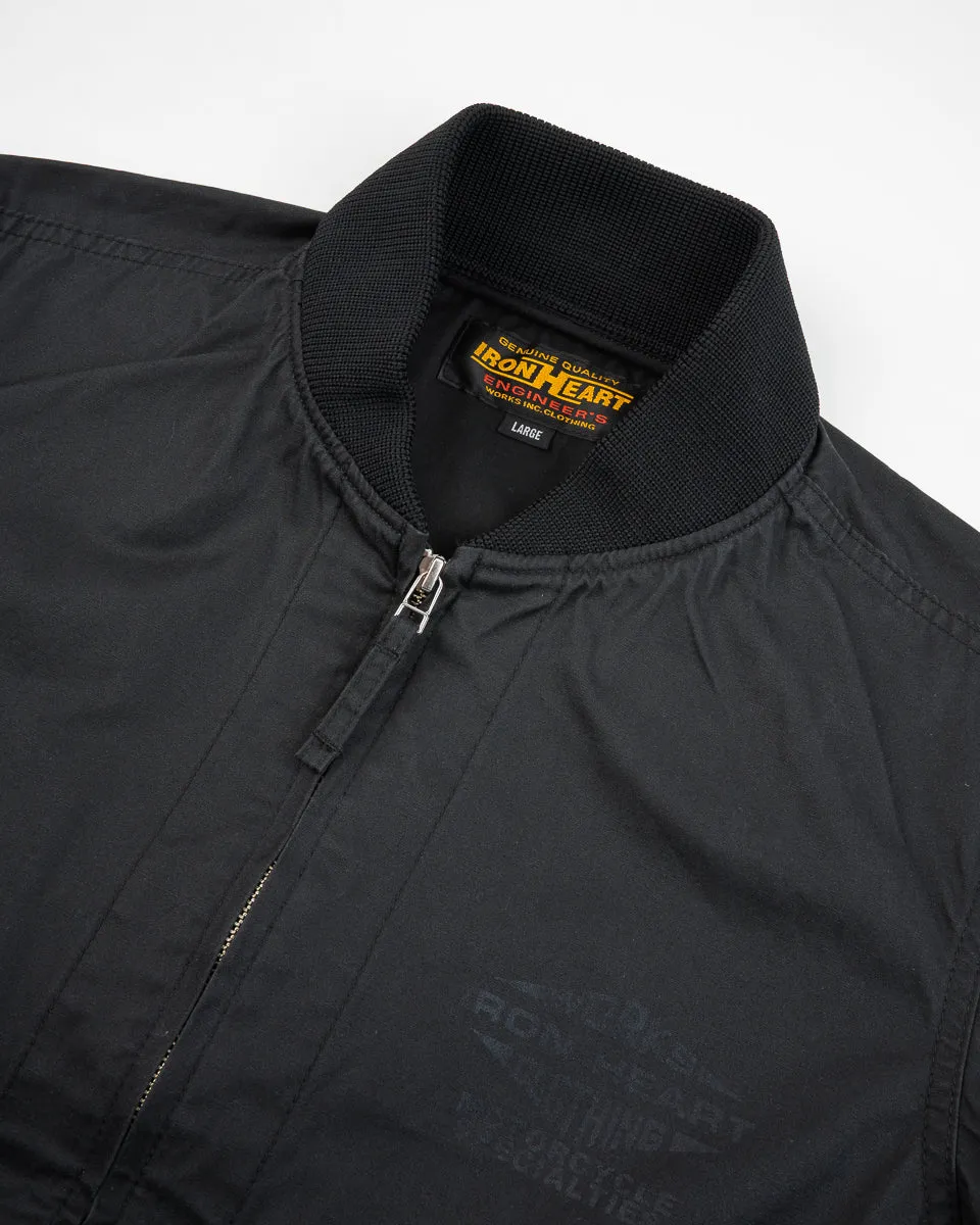 7oz Rubber Wax Coated Windbreaker - Black