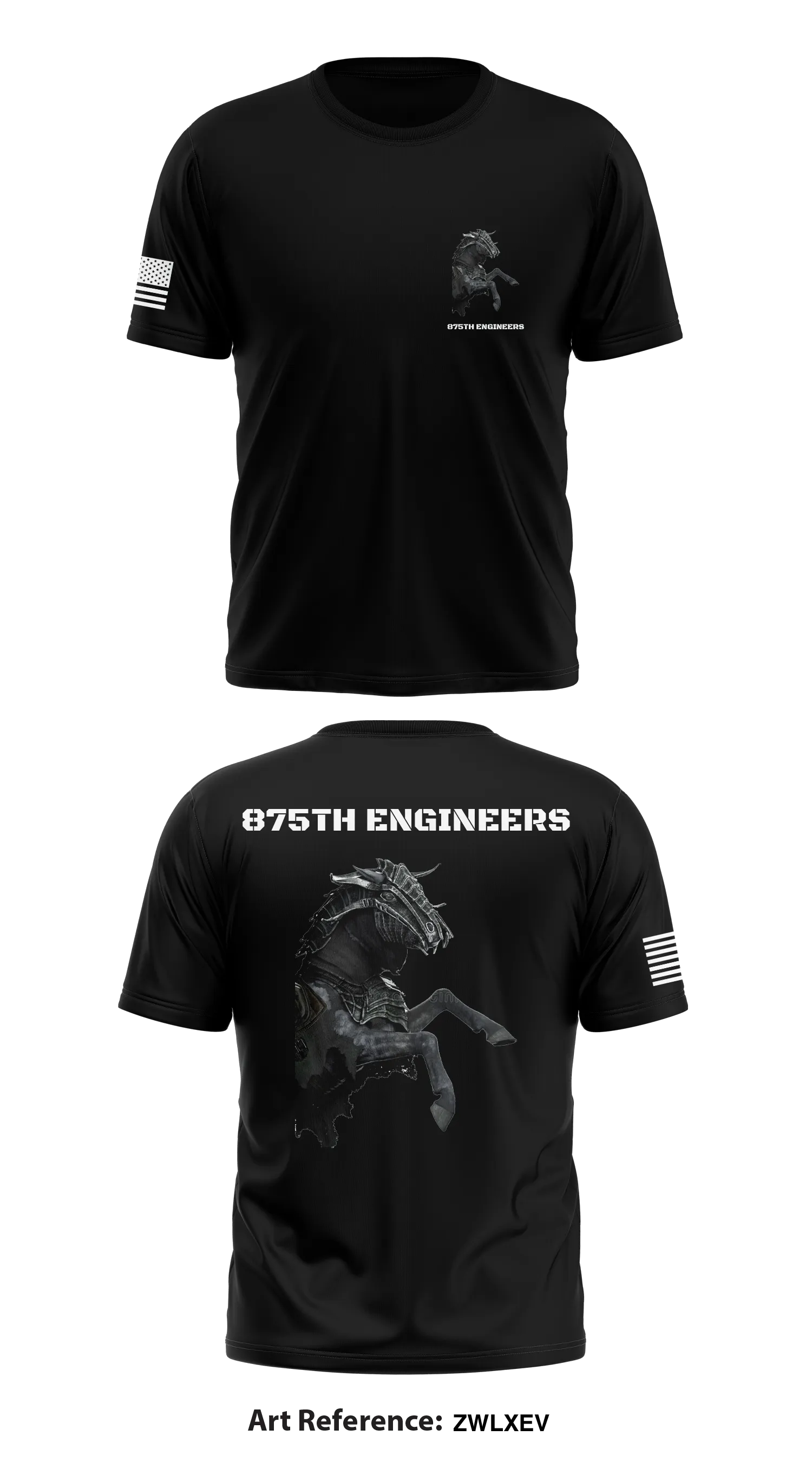 875th engineers Store 1 Core Men's SS Performance Tee - ZWLxEv