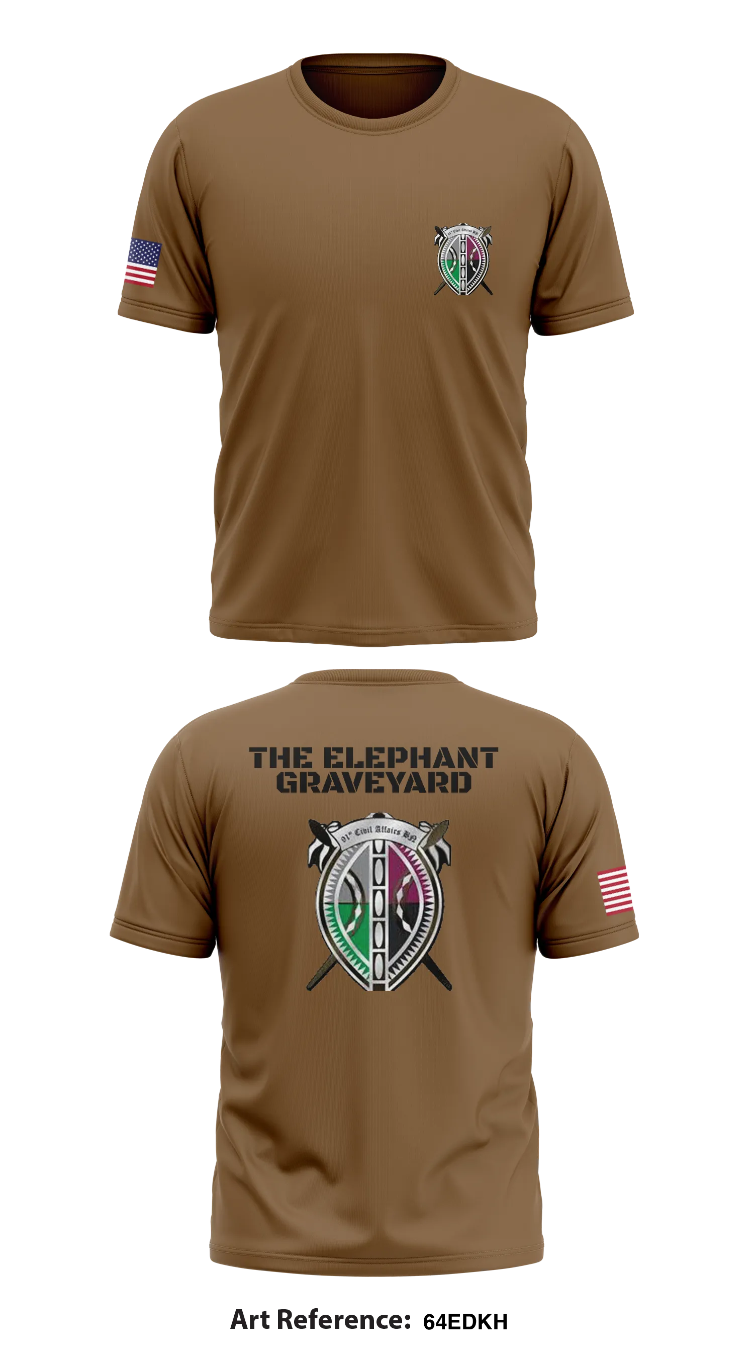 91st CA The Elephant Graveyard  Store 1 Core Men's SS Performance Tee - 64EdkH