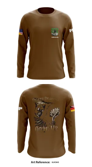 92nd MP Co -Rock Solid- Store 1 Core Men's LS Performance Tee - uLK3aG