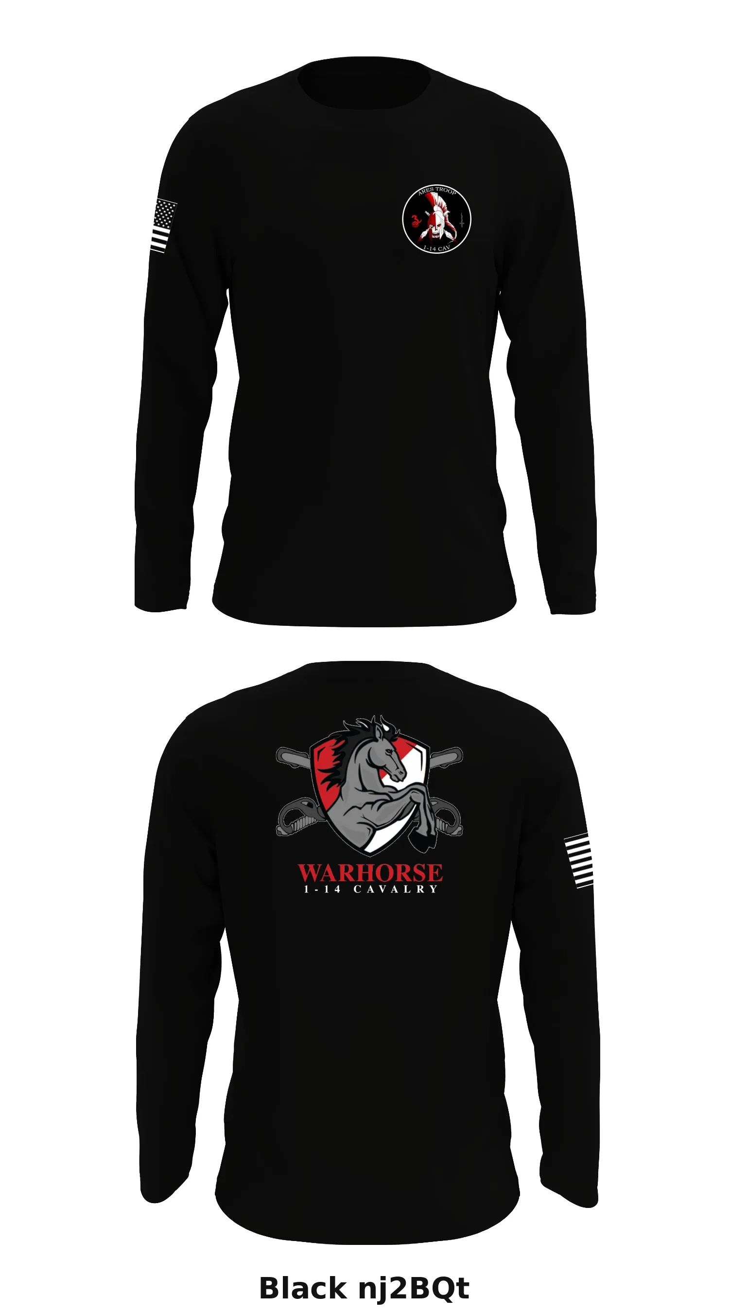 A TRP, 1-14 CAV, 1-2 SBCT Store 1 Core Men's LS Performance Tee - nj2BQt