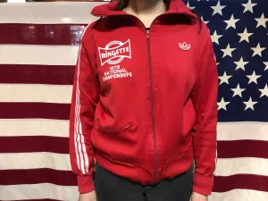 Adidas Nylon Zip Up 1970’s Vintage Track Sporting Jacket Ontario Ringette Association