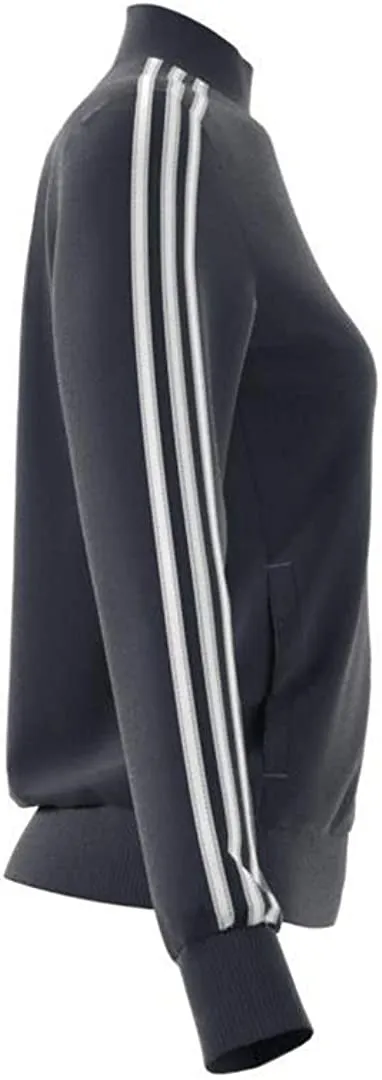 adidas Women’s Essentials 3-stripes Tricot Track Jacket, Legend Ink/White, X-Small