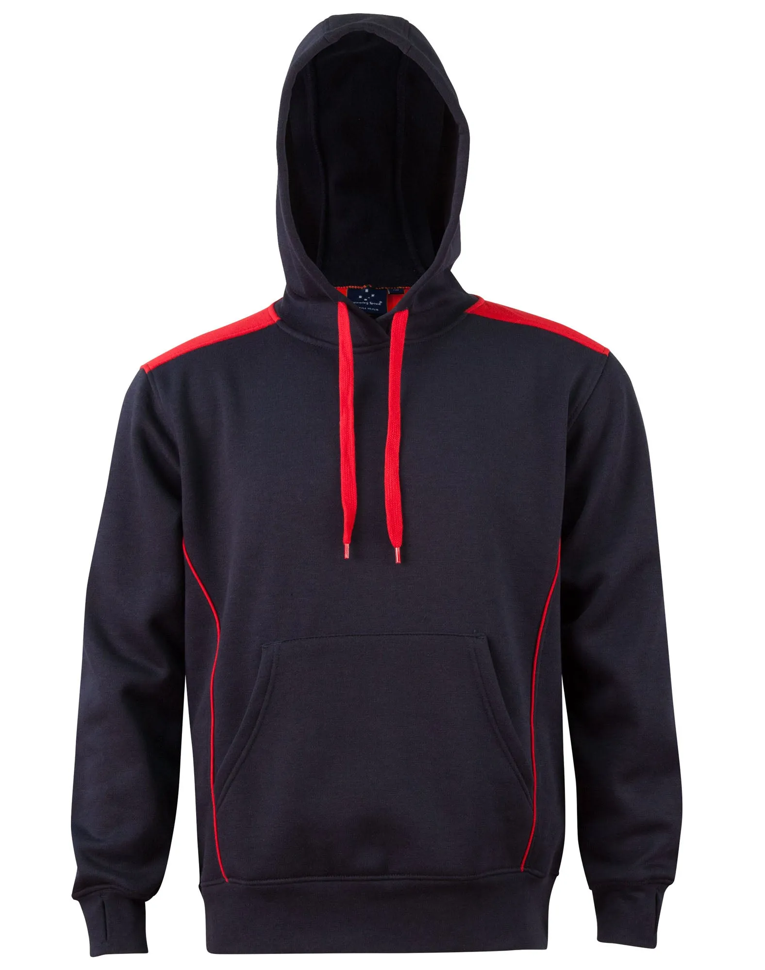 Adults Kangaroo Pocket Contrast Hoodie