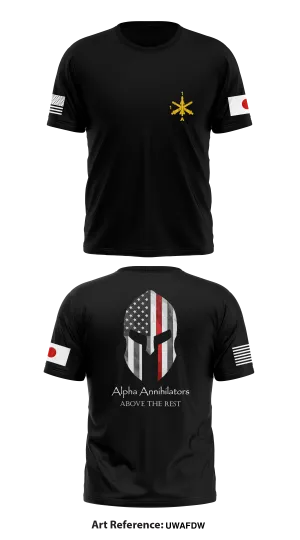 Alpha Battery, 1-1 Air Defense Artillery Store 1 Core Men's SS Performance Tee - uWaFDw