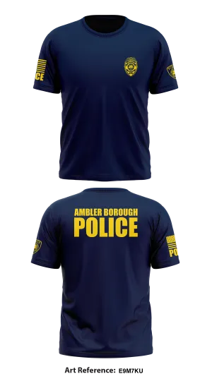 Ambler Borough Police  Store 1 Core Men's SS Performance Tee - e9M7Ku