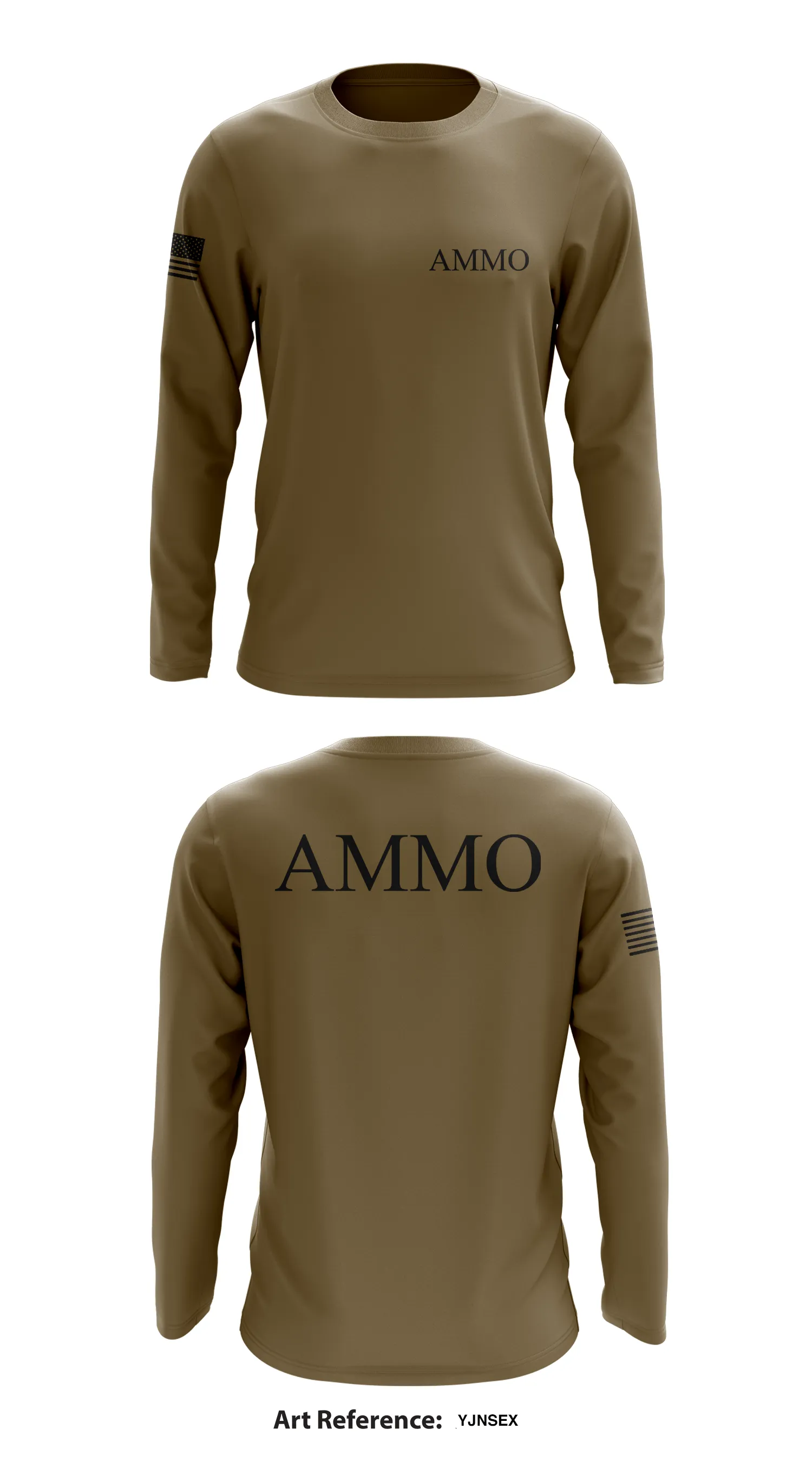Ammo Store 2 Core Men's LS Performance Tee - YJNsex