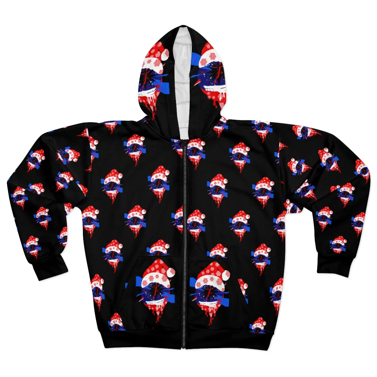 AOP Unisex Zip Hoodie