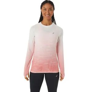 Asics Womens Seamless Long Sleeve Top - Crem/Papaya