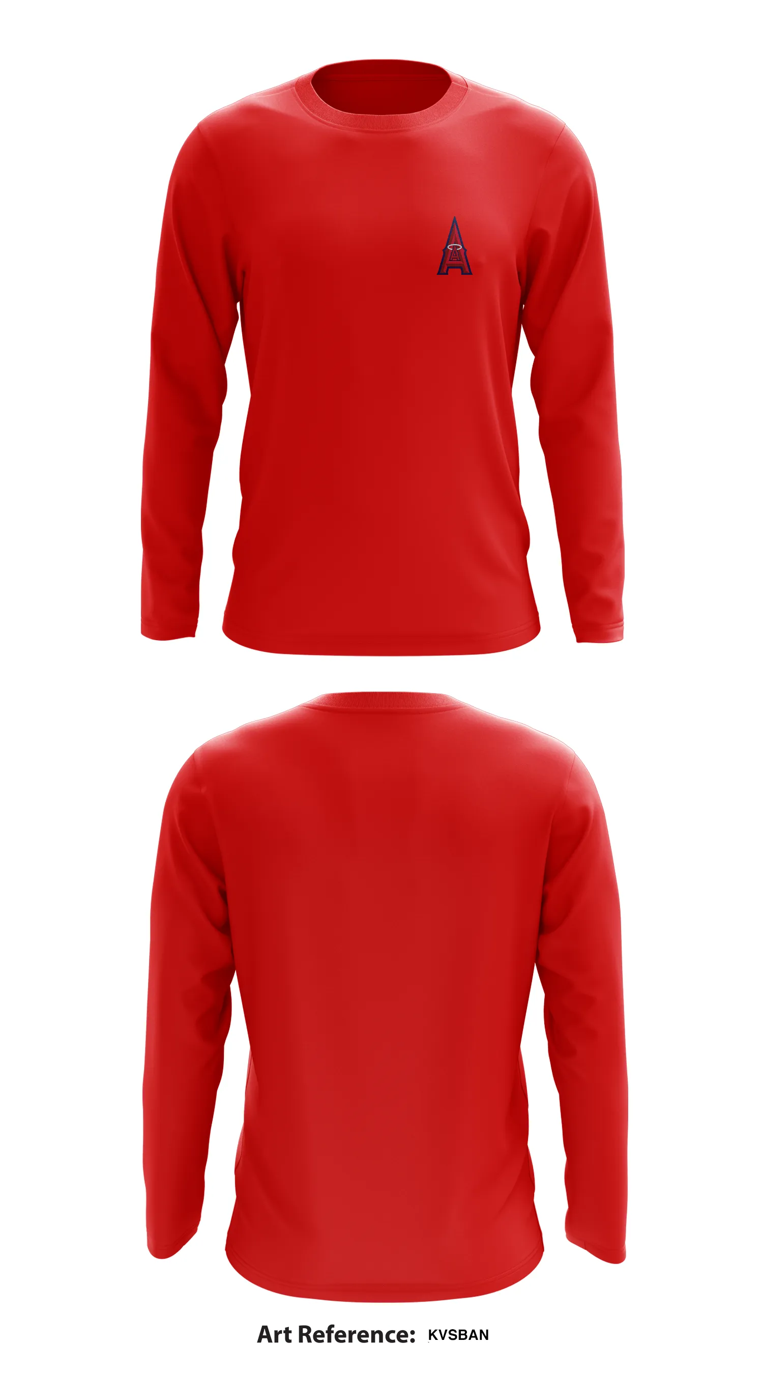 Austin Angels Store 1 Core Men's LS Performance Tee - kVsban