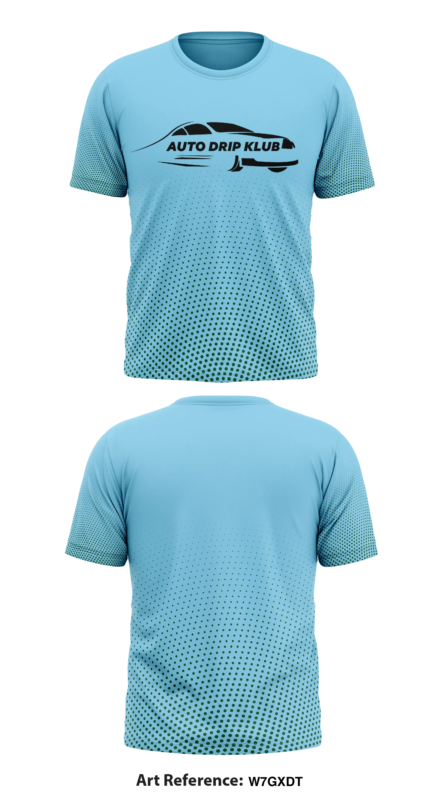 Auto Drip Klub Core Men's SS Performance Tee - w7gXdT