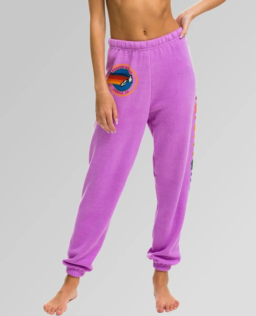 Aviator Nation Venice Sweatpant Neon Purple