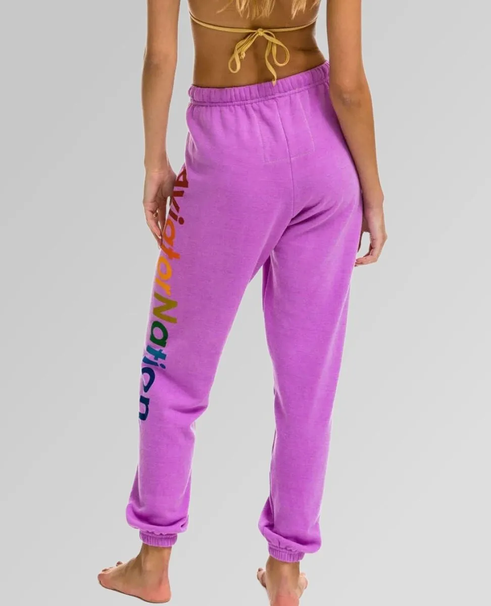 Aviator Nation Venice Sweatpant Neon Purple