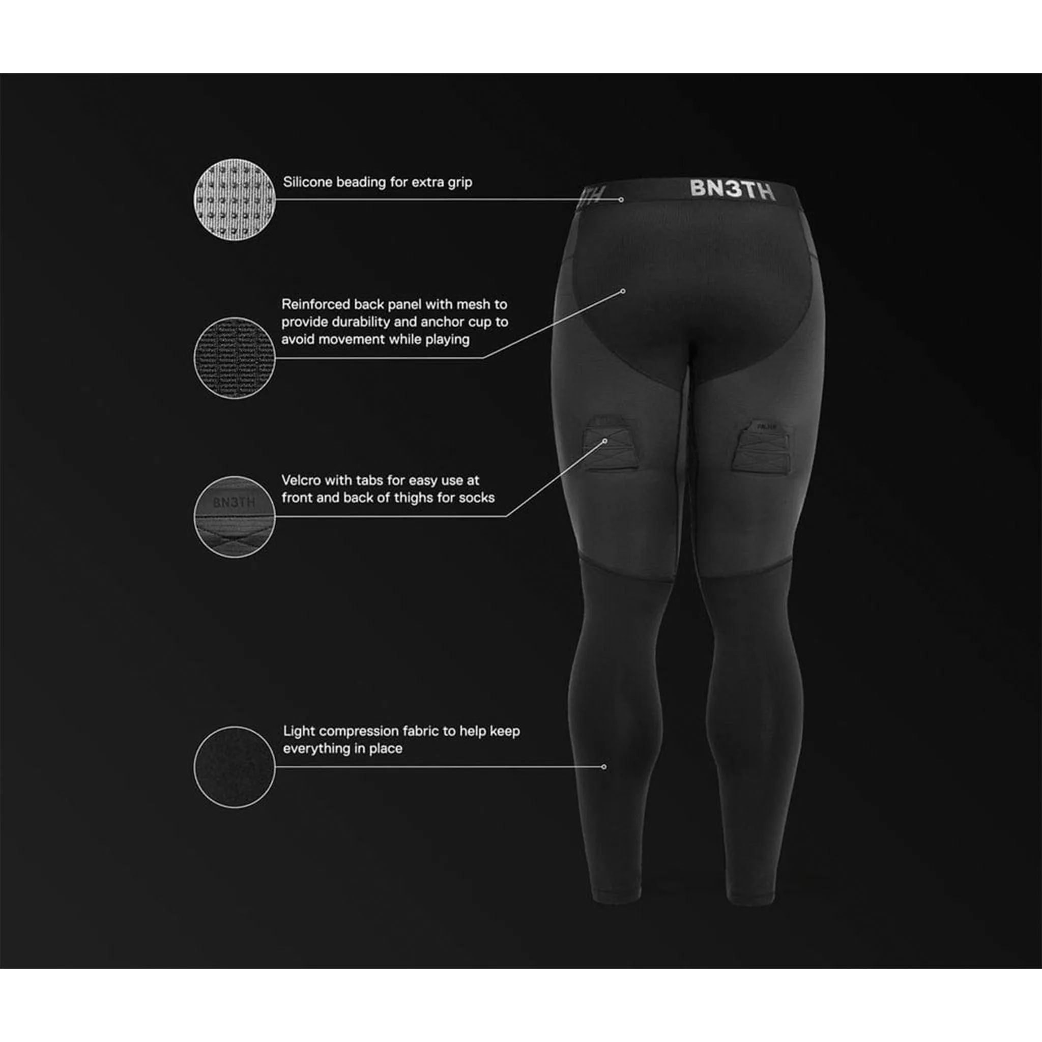 B3NTH Coast to Coast Senior Compression Jock Shorts - Canada