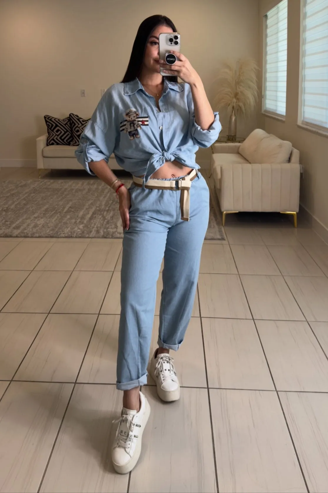 Baby Blue Jogger Pants