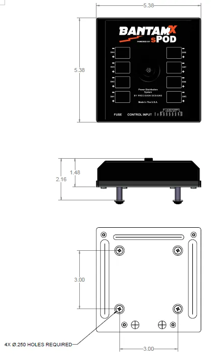 BantamX Touchscreen - sPOD