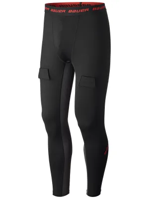 BAUER ESSENTIAL COMPRESSION HOCKEY JOCK PANTS