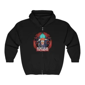 Beaker Muppet on Heavy Blend Full Zip Hoodie