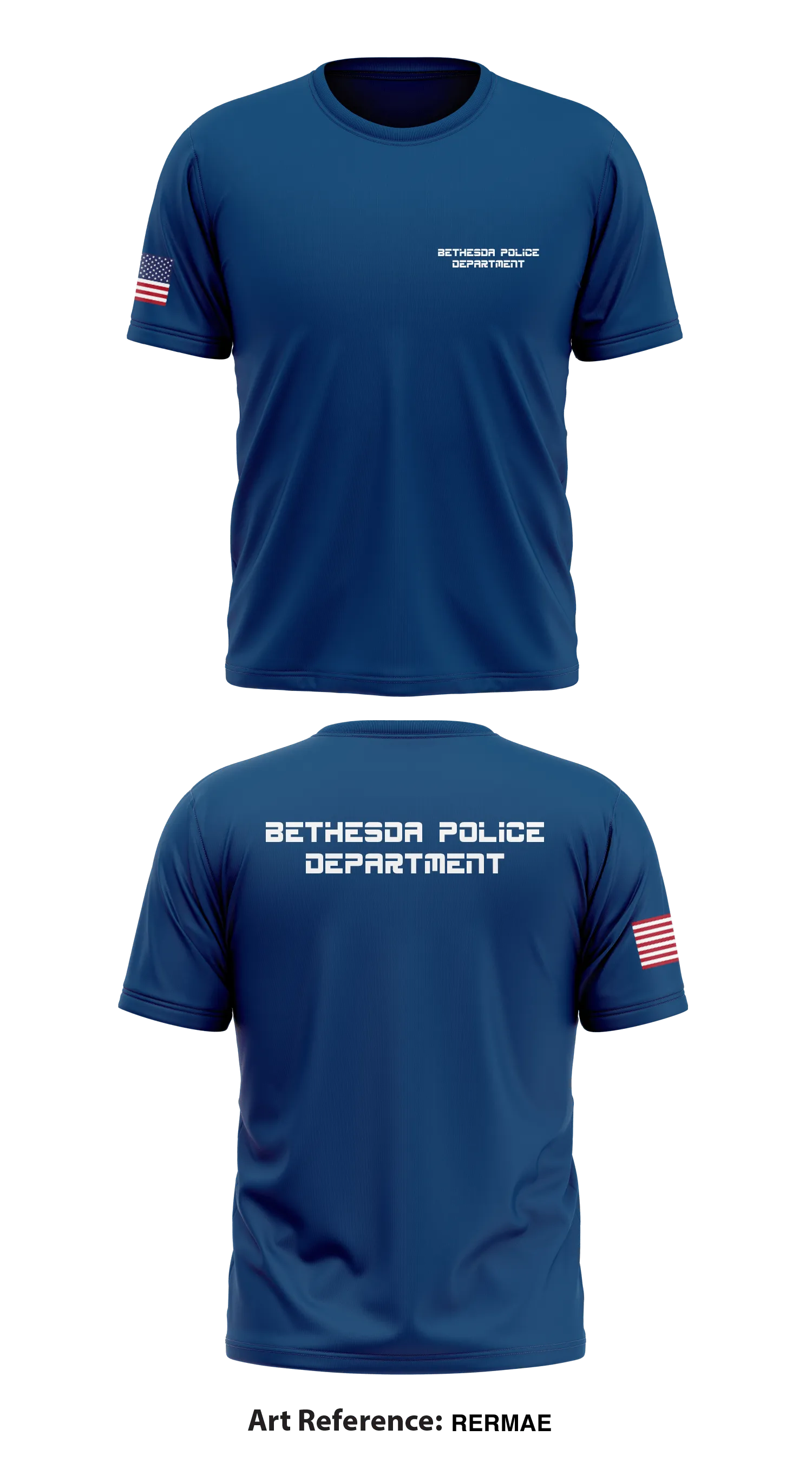 Bethesda Police Department Store 1 Core Men's SS Performance Tee - reRMAE