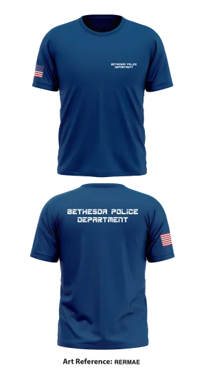 Bethesda Police Department Store 1 Core Men's SS Performance Tee - reRMAE