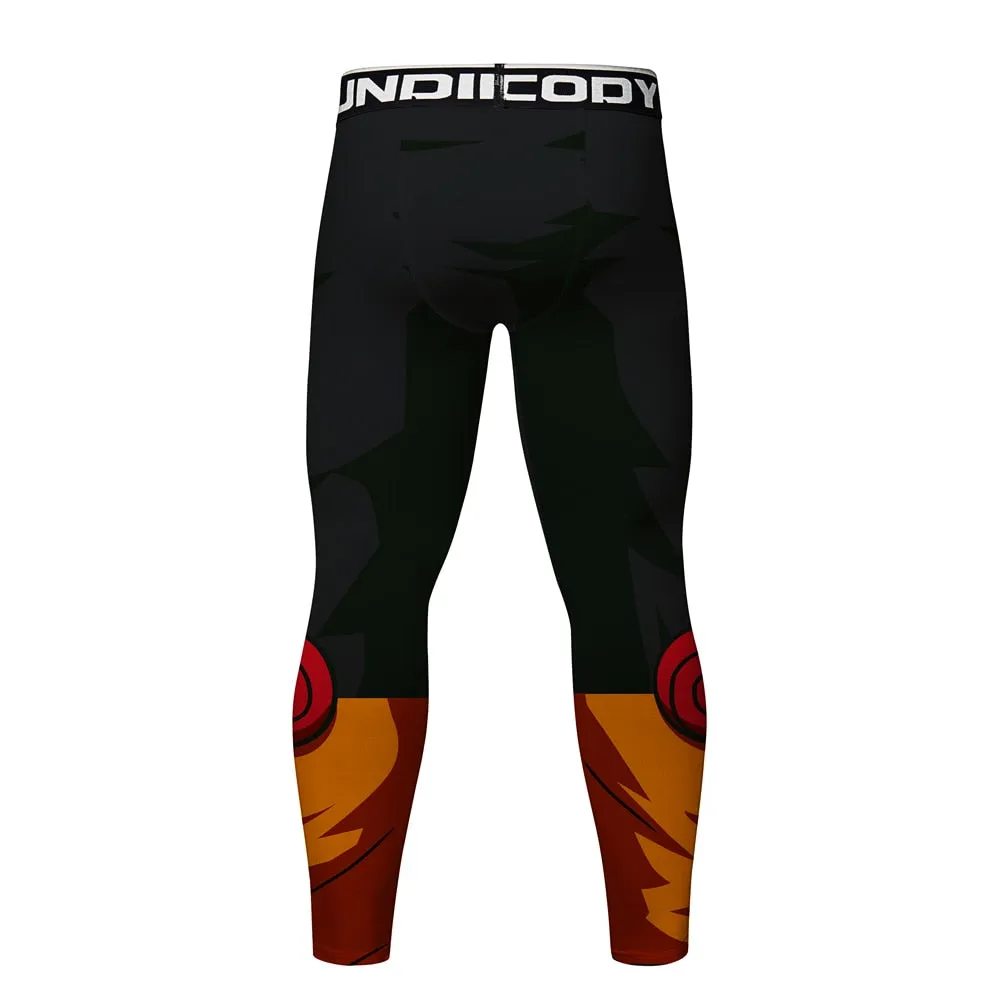 BJJ Rash Guard Naruto Elite Short Sleeve Compression Rash Guard Set